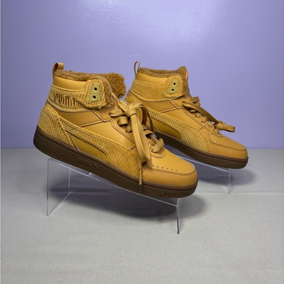 Puma Rebound Joy Fur Corduroy Taffy Gum NWOB 2021 Mens Size 6.5 - Picture 1 of 5